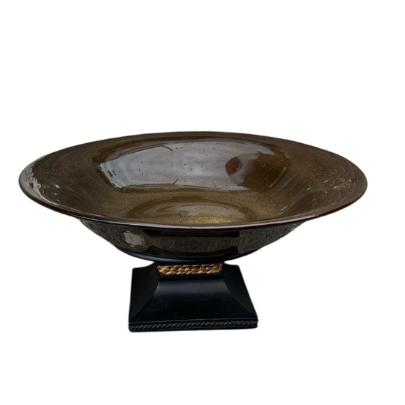 Vintage PartyLite Sahara Sands Centerpiece Pedestal 13" 3-Wick Candle Holder - Picture 1 of 10